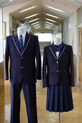 Blue Uniform Outfits, Princess School Aesthetic, Dark Academia Blue, Dark Academia School, Dark Academia Book, School Building Design, Blue Uniform, Korean School, Shooting Guard