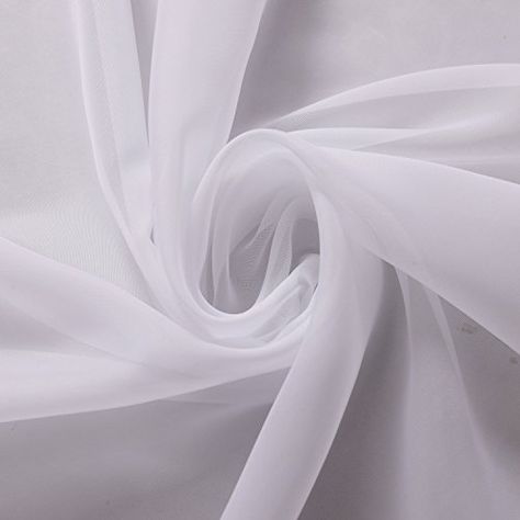 FIRE RETARDANT White Plain Voile Net Curtain Fabric 58 Inches Wide. Sold by the metre. Megachest High Ceiling Decorating, Curtain Wire, Wedding Draping, Ceiling Draping, Draping Fabric, Net Curtains, Voile Curtains, Voile Fabric, How To Make Curtains