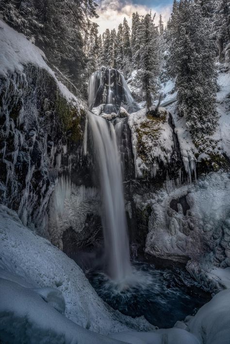 A Cold Day In Heaven. More often than not putting in the extra effort to reach a place before sunrise is well worth it in my opinion... Heres Falls Creek Falls in Washington state all dressed in white.. (OC) [1364x2048] IG = https://ift.tt/30AUUy3 Winter Waterfall, Forest Washington, Magical Scenery, Gifford Pinchot National Forest, Frozen Waterfall, Winter Lovers, Dressed In White, Fall Landscape Photography, Winter Sunrise