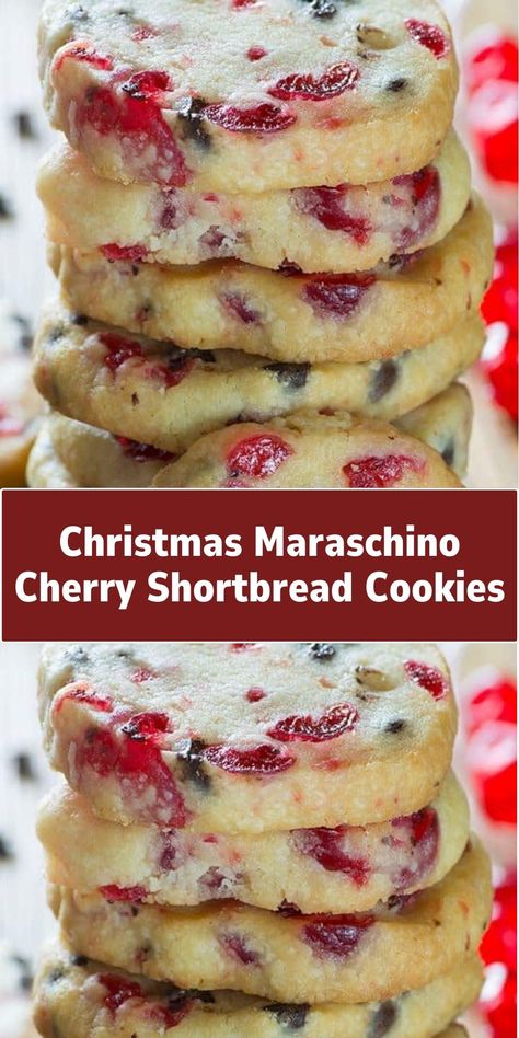 Celebrate the festive season with these delightful Maraschino Cherry Shortbread Cookies. Their buttery texture and cheerful red cherries make them a perfect holiday treat. Cookies With Maraschino Cherries, Maraschino Cherry Shortbread Cookies, Cherry Shortbread Cookies, Cherry Shortbread, Cherry Cookies, Maraschino Cherries, Green Cherries, Xmas Cookies, Christmas Cooking