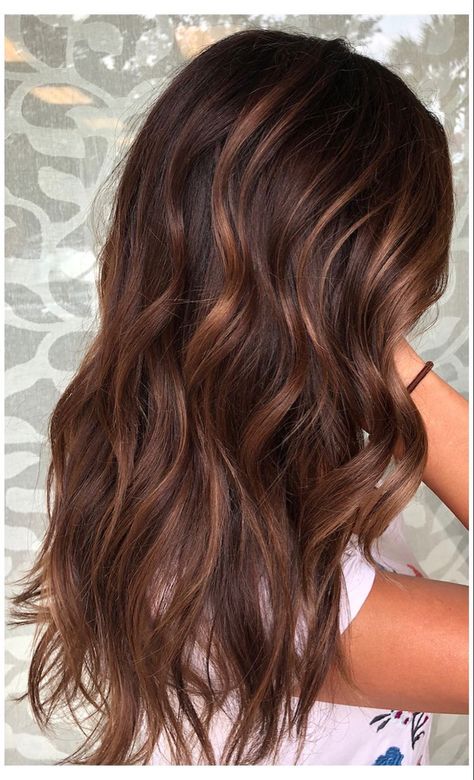 Maple Brown Hair, Balayage Straight, Maple Brown, Brown Hair Inspo, Brunette Hair With Highlights, Gorgeous Hair Color, Dark Hair With Highlights, Hair Color Auburn, Brown Hair Balayage