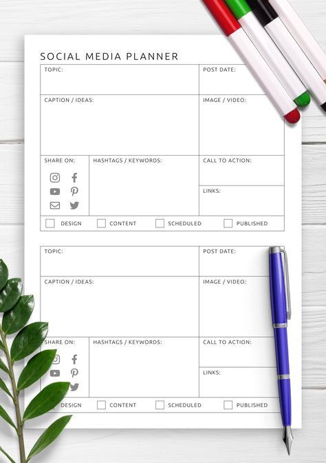 Social Media Plan Template will help you develop and organize an effective strategy for social media marketing. For example, this is a helpful tool for those who are going to engage more buyers, want to promote their brand, blog post, or simply plan to make themselves more popular as a public person. Analytics of information in the template will allow you to better understand the trends in the development of Internet business, will make it possible to quickly learn how the workflow is happening Digital Marketing Planner, Marketing Planner Template, Instagram Planning Template, Work Templates Free Printables, Small Business Planner Template, Content Calendar Template Free Printable, Instagram Content Planner Template, Social Media Planner Template Free, Content Template Social Media