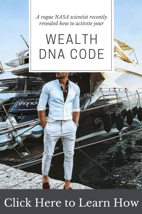 Wealth DNA Code is an audio program that focuses on activating and balancing one’s Root Chakra - the Chakra relating to our basic needs and survival instincts. We like to think of the Root Chakra as our “Wealth DNA”. Once balanced/ activated, users will feel a sense of stability and security; allowing them to make wise and secure financial decisions. Click to learn what a rogue NASA scientist shared about how to activate your wealth DNA. Nasa Scientist, Code Meaning, Manifesting Prosperity, Wealth Dna Code, Dna Code, Manifesting Dreams, Survival Instinct, Wealth Dna, Law Of Attraction Money