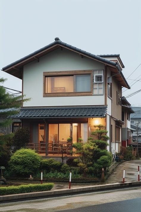 Traditional Japanese homes where timeless design blends perfectly with modernity and steps into a world of serenity. Every aspect reflects a harmoniou... Check more https://cfeer.com/23-japanese-homes-design-blends-perfectly-with-modernity-and-steps-into-a-world-of-serenity/ Asian Homes Exterior, Japanese Townhouse Exterior, Japanese House Design Exterior, Japanese Style House Exterior, Traditional Japanese House Exterior, Japanese Exterior Design, Modern Japanese House Exterior, Japanese House Exterior, Japanese Exterior