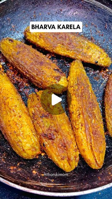 Bharva Karela Recipe, Karela Recipe Indian, Sabzi Recipe Indian Foods, Bharwa Karela Recipe, Karela Recipe, Pop Ceiling, Vegetarian Indian, Indian Dessert, Vegetarian Fast Food