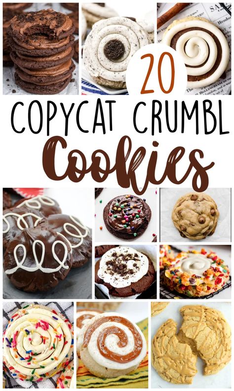 Copycat Crumbl Cookies Recipes, Crumbl Cookies Recipes, Crumbl Cookie Recipes, Copycat Crumbl Cookies, Copycat Crumbl Cookie, Crumbl Copycat, Cookies And Cream Milkshake, Crumble Cookie Recipe, Crumble Cookie