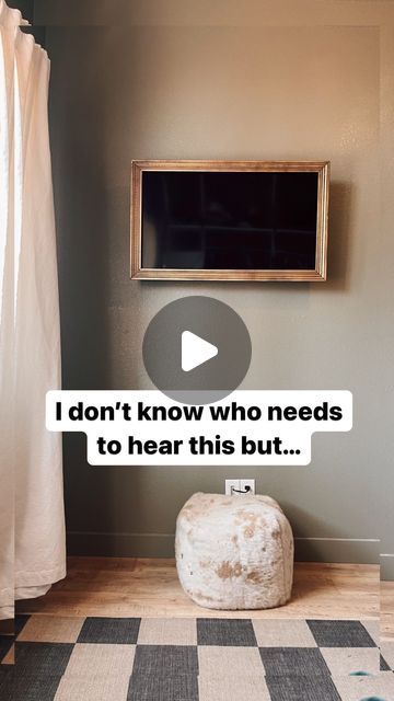 Home decor & easy DIY projects  | Jess on Instagram: "How to hide cords in your wall 🙈🤭  You’ll need 2 cord concealer face plates . Make 2 openings 1 near an outlet and the other near your tvs cord .   If you run into the same issue as me with the wood grab a drill, drill extension, and a drill spade bit and make a small hole. Just make sure there’s nothing on the wall creating elevation or you will drill through the wall 😂🙈  But I got you ! I show you how to fix that so it’s no biggie !   Now you can enjoy a cord free mounted TV .  Running a power cord through the wall isn’t up to code due to heat . My tv is more for decoration and I did it anyway, but I’ve linked another outlet cover that would be up to code for running a TV power cord through the wall on my LTK .   Comment outlet , Hide Tv Chords, Hiding Tv Cord, Tv Cord Covers, Tv Mounted On The Wall In Bedroom Ideas, Hiding Plugs On Wall, Hide Fire Alarm On Wall, Hiding Wires On Wall Creative Ideas, How To Hide Extension Cords, How To Hide Ps5 Console