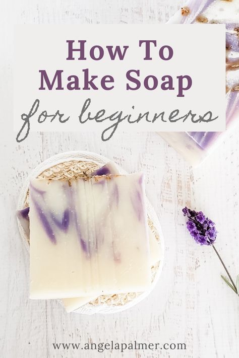 Make Soap For Beginners, Soap Making For Beginners, Natural Soaps Recipes, How To Make Soap, Bath Balms, Homemade Soap Bars, Diy Soap Bars, Easy Soap Recipes, Diy Soap Recipe