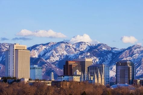 Utah, the Next Silicon Valley? Every time I return to Utah, I see the incredible growth in startups, investors and tech talent. Walkable City, Internet Providers, Best Places To Live, Salt Lake City Utah, Yellowstone National, City Skyline, Lake City, Winter Scenes, Salt Lake City