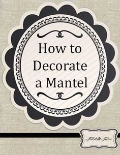 How to Decorate a Mantel Large Clock Over Mantle Fireplaces, Beautiful Fireplace Mantels, How To Decorate A Black Fireplace, Large Stone Fireplace Decor, Layered Mirrors Mantle, Mantle Decorating Ideas With Mirror, Decorating With Candlesticks, Mantlepiece Styling, Simple Mantel Decorating Ideas