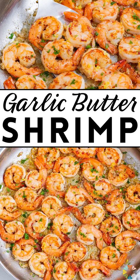 Essen, Sauteed Shrimp Recipe, Best Garlic Butter, Sauteed Garlic Shrimp, Frozen Shrimp Recipes, Buttered Shrimp Recipe, Garlic Shrimp Recipe, Juicy Shrimp, Seafood Recipe