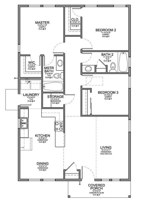 26 Harmonious Simple 3 Bedroom Floor Plans House Plans 64d9450916f7c - 7 best 3 bedroom house pl... 3 Room House Plan, House Photoshoot, Four Bedroom House Plans, Three Bedroom House Plan, House Plans With Photos, Bungalow Floor Plans, Two Bedroom House, 2 Bedroom House Plans, Three Bedroom House