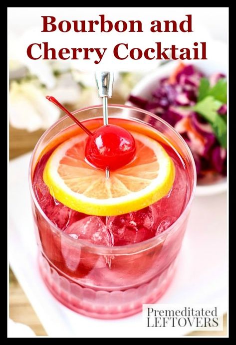 Cherry Cocktail Recipes, Christmas Party Finger Foods, Growing Carrots, Maraschino Cherries, Cherry Cocktail, Easy Drink Recipes, Refreshing Food, Cherry Recipes, Easy Drinks