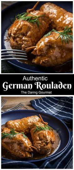 German Rouladen, Rouladen Recipe, German Food Authentic, European Food, German Food, Beef Dishes, Meat Dishes, International Recipes, Main Meals