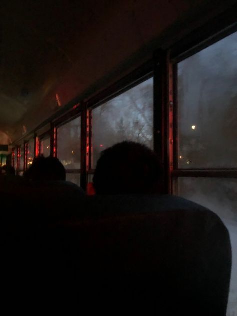 Foggy, dark, morning bus ride to school Spotify Playlist Cover, Morning School, Dark Paradise, Autumn Morning, Bus Ride, Night Vibes, Bella Swan, Life Is Strange, Oui Oui