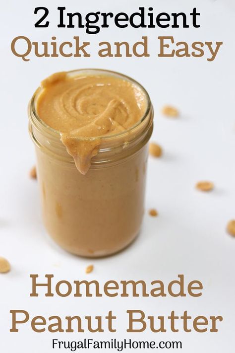 Diy Peanut Butter, Peanut Butter Recipes Easy, Peanut Butter Recipe, Healthy Food Facts, Vegan Peanut Butter, Homemade Peanut Butter, Healthy Peanut Butter, Easy Peanut Butter, Cashew Butter