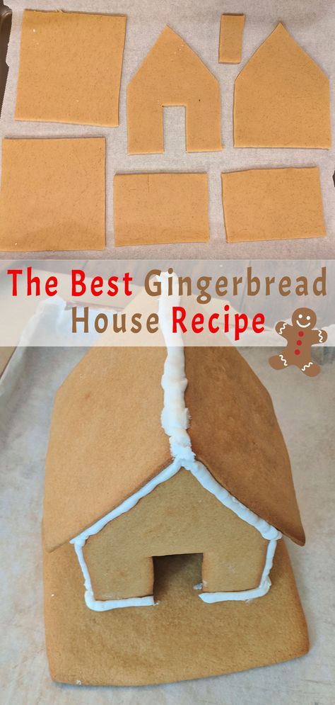 Best Gingerbread House Recipe, Gingerbread House Glue, Simple Gingerbread House, The Best Gingerbread House, Best Gingerbread House, Gingerbread House Icing, Easy Gingerbread House, Homemade Gingerbread House, Gingerbread House Recipe