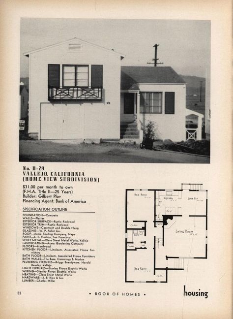 Housing's book of homes and plans, spring 1941 : Northern California Electrical Bureau : Free Download, Borrow, and Streaming : Internet Archive Mid Century Modern House Plans, Vintage House Plans, Model Ideas, Concrete Art, Modern House Plans, Mid Century Modern House, House Designs, Northern California, Internet Archive