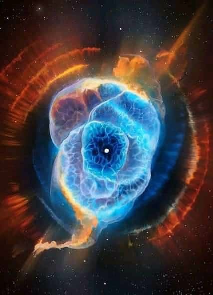 Eye Nebula, Cat's Eye Nebula, Hubble Space Telescope Pictures, Nebula Painting, Hubble Pictures, Planetary Nebula, Nebula Wallpaper, Tatoo Inspiration, Warrior Concept Art