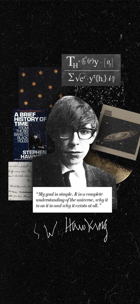 Stephen Hawking Wallpaper, Steven Hawking, Space Quotes, Astro Science, Cosmos Space, Astronomy Science, Amazing Science Facts, Physics And Mathematics, Aerospace Engineering