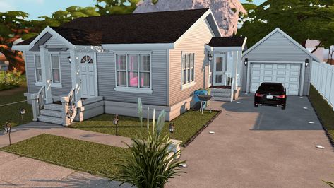 Girly House ♡ | Patreon Sims 4 Houses 1 Story, Sims 4 Cc Base Game House, Sims 4 Custom Builds, House Sims 4 Cc Patreon, Sims 4 Rags To Riches House, Sims 4 One Bedroom House, Sims 4 House Cc Download Patreon, 3 Bedroom Sims 4 House, Sims 4 Cc House Patreon Free