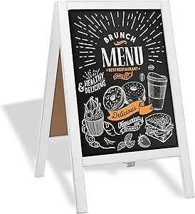 Papan Tulis Kapur, Cafe Chalkboard, Sandwich Board Signs, A Frame Sign, Menu Display, Backyard Graduation Party, Outdoor Graduation Parties, Outdoor Graduation, Sidewalk Sign