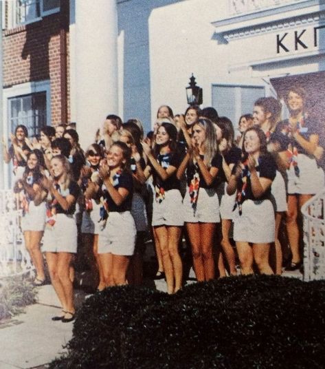 Sorority Rush Aesthetic, Sorority Vintage, Alabama Rush, Coco Mellors, Lana Quotes, Sorority Initiation, Blue Sisters, Vintage Sorority, Sorority Aesthetic