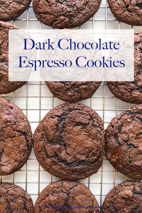 Chocolate Espresso Chip Cookies, Chocolate Cookies With Espresso Chips, Chocolate Chip Expresso Cookies, Espresso Chip Cookies Recipe, Nestle Espresso Chip Recipes, Dark Chocolate Chocolate Chip Cookies, Espresso Chip Recipes, Double Chocolate Espresso Cookies, Espresso Chip Cookies