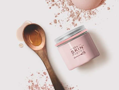 The Skin Pantry French Pink Clay Mask Indian Beauty Products, Soap Photography, French Pink Clay, Pink Clay Mask, Skincare Products Photography, French Pink, Cosmetic Packaging Design, Skincare Packaging, Cosmetics Photography