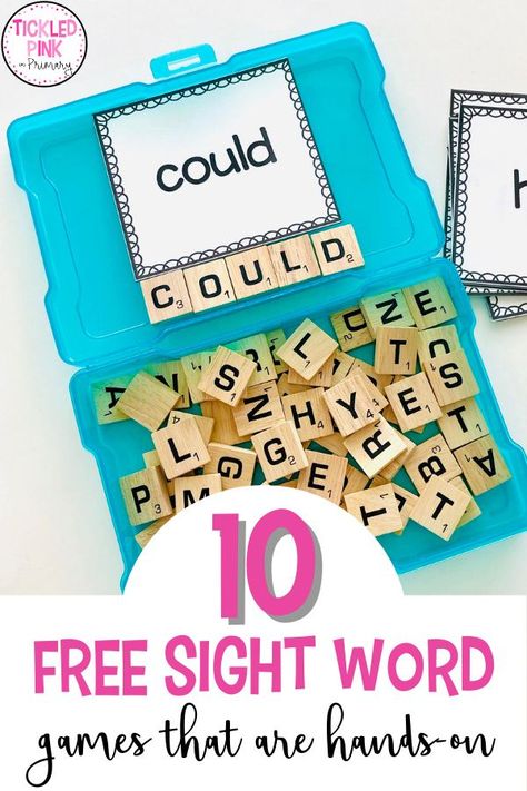 Hands On Word Work Activities, Snap Word Activities, Grade 1 Centers Activities, Learning Sight Words 1st Grade, Sight Word Hands On Activities, Sight Word Art Projects, Word Study Activities 1st Grade, Sight Word Jenga, Sight Word Incentives