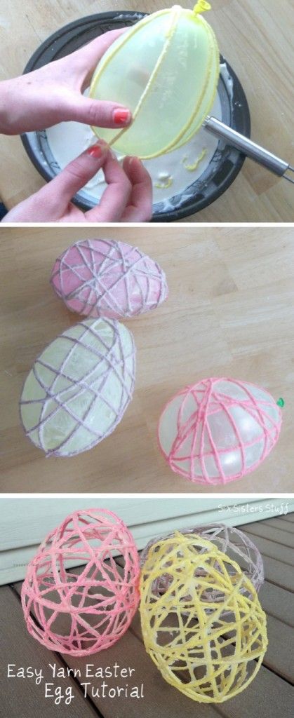 Påskeaktiviteter For Barn, Easter Craft Projects, Easy Easter Crafts, Easter Egg Crafts, Plastic Eggs, Spring Is In The Air, Easter Decorations Kids, Easter Art, Easter Decorations Diy Easy