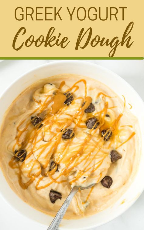 Simple Greek Yogurt Dessert, Healthy Cookie Dough Dip Greek Yogurt, Green Yogurt Desserts, Greek Yogurt Bowls Low Calorie, Greek Yogurt And Pudding Recipes, What Can You Make With Plain Greek Yogurt, Nonfat Greek Yogurt Dessert, What To Put In Greek Yogurt, Cookie Dough Fluffy Yogurt