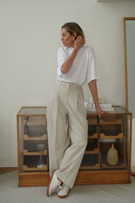 Outfit Minimalista, Stile Casual Chic, Trouser Outfit, Summer Work Outfits, Looks Street Style, 가을 패션, Basic Outfits, Looks Style, Office Outfits