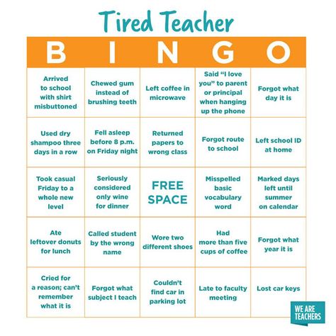 Teacher Bingo, Memes For Teachers, Space Vocabulary, Teacher Morale, Teacher Tired, Teacher End Of Year, Staff Morale, Staff Meetings, Teacher Memes