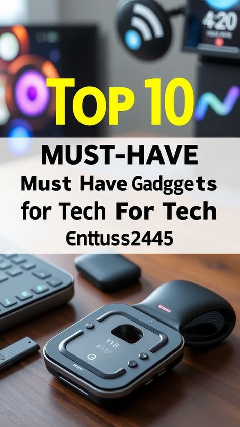 Top 10 Must-Have Gadgets for Tech Enthusiasts in 2024As we step into 2024, tech enthusiasts are on the lookout for innovative gadgets that can elevate their daily lives. With rapid advancements in technology, there are some must-have devices that can enhance your tech experience. Here’s a curated list of the top ten gadgets that every tech lover should consider adding to their collection this year. The Ultimate Gaming Console The latest gaming console is designed not only for high-definition gam Surveillance Equipment, Latest Tech Gadgets, Innovative Gadget, Must Have Gadgets, High Tech Gadgets, Tech Gear, Amazon Gadgets, Future Technology, Gaming Console