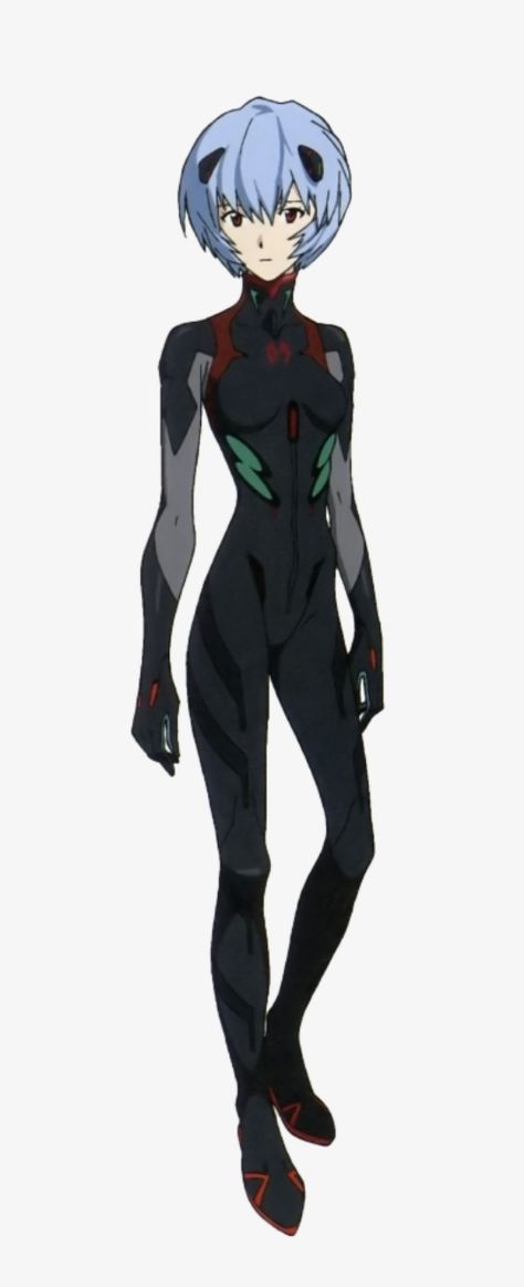 Evangelion Pilot Suit, Evangelion Suit Design Reference, Eva Suit Neon Genesis Evangelion, Rei Ayanami Suit, Neon Genesis Evangelion Suit, Rei Ayanami Full Body Png, Rei Ayanami Black Suit, Evangelion Suit, Evangelion Costume