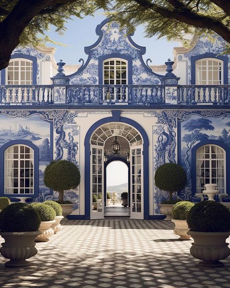 Midjourney Architecture | AI Architecture | AI Art & Design (@aiforarchitects) • Instagram photos and videos Chateau Architecture, Gazal Gupta, Homeless Shelter Design, Museum Brochure, Portuguese House, Portuguese Architecture, Portuguese Azulejos, Dutch Architecture, Classical Building