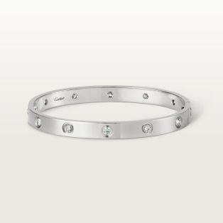 LOVE Bracelets Cartier Love Bracelet Diamond, Trinity Bracelet, Bracelet White Gold, Bracelet Love, Diamond Bangles Bracelet, Detailed Jewelry, Love Bracelet, Diamond Bangle, Bracelet Collection