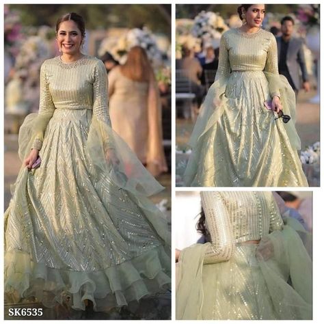 Organza Silk Lehenga, Sequence Embroidery, Lehenga Fabric, Organza Lehenga, Nikkah Dress, Lehnga Dress, Work Lehenga, Choli Designs, Dress Indian