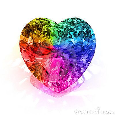 It's a stock image that you can download, but OMG, it's so GREAT, I want that jewel!!! Rainbow Connection, Rainbow Aesthetic, Rainbow Bright, I Love Heart, Love Rainbow, Taste The Rainbow, Heart Shaped Diamond, Rainbow Heart, Over The Rainbow