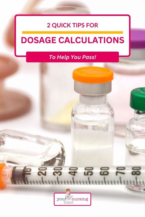 Nursing school dosage calculations don't have to be hard, and med math can be made easy! Here are 3 quick tips for dosage calc that will work for all nursing students who need to do med calculations, even if they're the most difficult weight-based dosage calculations your nursing instructor can find. Pharmacy Math Dosage Calculations, Med Math For Nurses, Dosage Calculations Nursing, Nursing Calculations, Med Math, Nursing Math, Nursing Instructor, Dosage Calculations, Dimensional Analysis