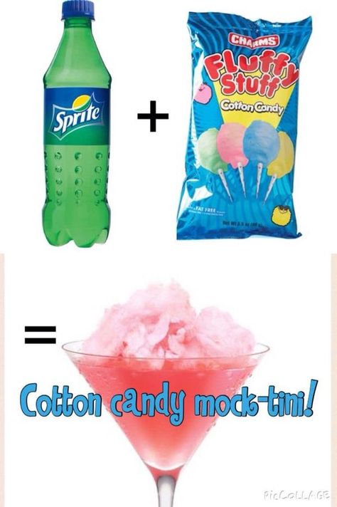 Carolynn Bui Fun Soda Drinks, Pink Drink Ideas, Slumber Party Food Ideas, Slumber Party Food, Cotton Candy Mocktail, Summer Drinks For Kids, Slumber Party Foods, Drinks For Kids, Slumber Party Birthday