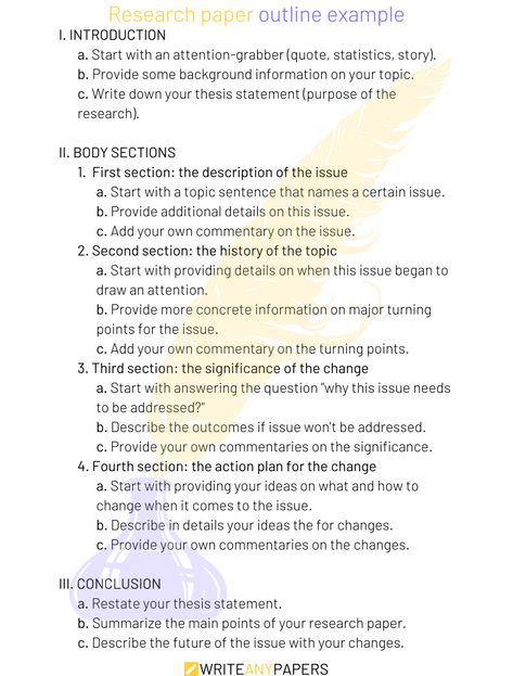 Learn How to Write a Research Paper Outline in 4 Easy Steps How To Write A Paper College, Reflection Essay Outline, College Research Paper Outline, How To Write A Good Research Paper, Research Outline Template, College Paper Outline, How To Write A Paper Quickly, Research Paper Format, How To Do Research On A Topic