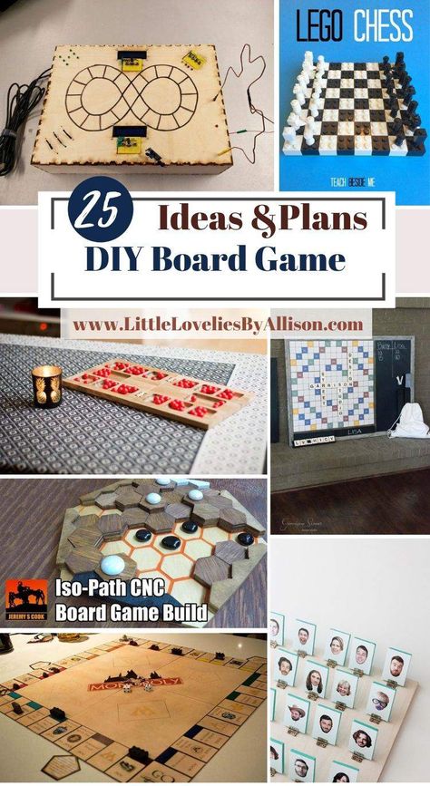 25 DIY Board Game Ideas: Kill Boredom With Homemade Board Games Diy Lego Board Game, Fun Games Printable, Diy Trivia Game Board, Cricut Board Game Projects, Creating Your Own Board Game, Diy Boardgames Homemade, Diy Tabletop Games, Relationship Board Game Diy, Design A Board Game Project