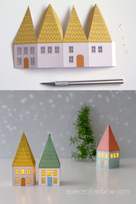 45 Amazing Christmas paper crafts & decoration ideas for kids & adults: easy DIY snowflake, stars, trees, ornaments, paper plate, cardboard, reindeer, printables, cards, etc! - A Piece of Rainbow, Christmas tree ideas, holiday crafts for kids, advent calendar, handmade, gifts, gift wrapping, modern, farmhouse, boho, Scandinavian, vintage, budget decor, dollar store, Anthropologie style, wall decor