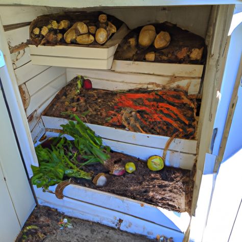 **Building a DIY Root Cellar** Are you prepared for the unexpected? In times of crisis or disaster, having access to fresh food can mean the difference between survival and desperation. That's why it's important to have a reliable food storage solution, and nothing beats the efficiency and effectiveness of a root cellar. A root cellar Mini Root Cellar, Diy Root Cellar, Root Cellar Storage, Simple Greenhouse, Harvest Storage, Root Cellar, Storage Building, Homesteading Skills, Cold Room