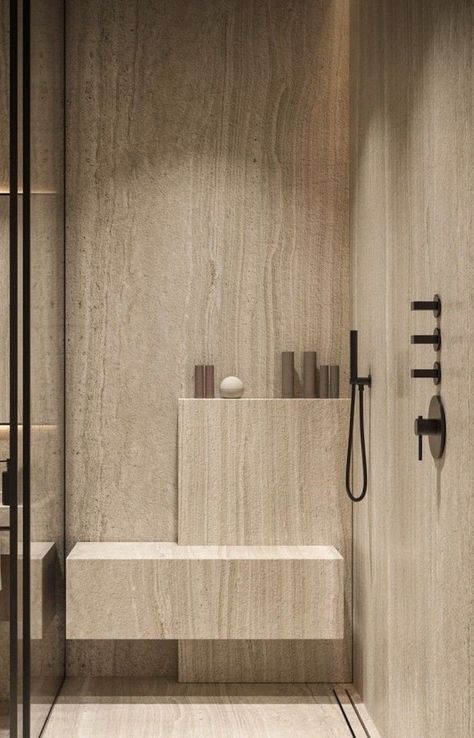 3 Way Bathroom Ideas, Bathroom Functional Decor, Minimal Modern Bathroom, Bathtub Bathroom Design, Shower Interior Design, Simple Bathroom Ideas, Bathtub Design Ideas, Simple Modern Bathroom, Minimalism Bathroom