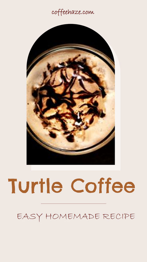 Check out our easy homemade Turtle Coffee recipe! Caribou Turtle Mocha Recipe, Turtle Mocha Recipe, Caribou Coffee Drinks, Homemade Turtles, Turtle Coffee, Mocha Recipe, Caribou Coffee, Cold Coffee Recipes, Mocha Coffee