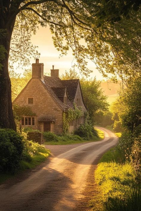 "🌳🏡 Discover the charm of a countryside escape in the Cotswolds, England! Explore picturesque villages, rolling hills, and quaint cottages. 🌿🍂 #CotswoldsEscape #CountrysideCharm #EnglishGetaway" The Cotswolds England, Solo Traveling, England Countryside, Cotswolds England, Fairytale House, Countryside Cottage, Crayon Drawings, Dream Cottage, Countryside House