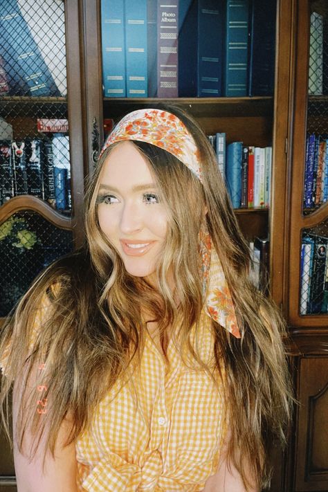 70s Hair Headband, 70s Hairstyles Hippie, 70s Hippie Hair, 1970’s Hair, 70s Hairstyles For Long Hair, Instrument Aesthetic, 70s Headband, 70s Fashion Hair, 70s Head Scarf